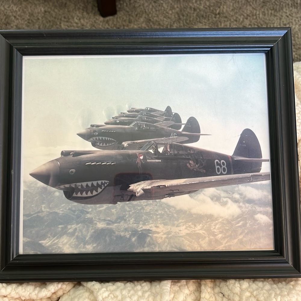 8x10 Framed Photo General David Lee “Tex” Hill